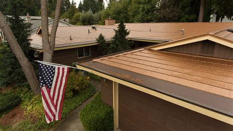 Choose from the crisp edges of 5 white cedar or the 7.5″ red cedar shingle. Bellevue, WA - Aged Copper Cedar Shingles — Interlock ...