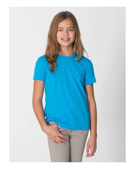 American Apparel BB201 - Youth Poly-Cotton Short-Sleeve Crewneck ...