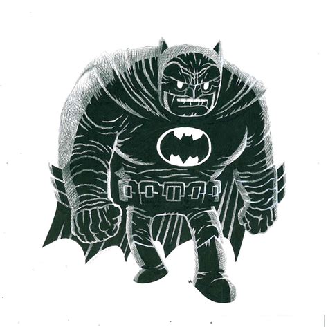 Dark Knight By Dan Hipp In Tony Golds Original Art Collection Comic