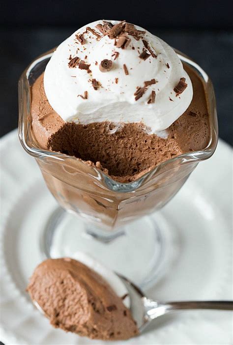 Dark Chocolate Mousse By Browneyedbaker Bursting With A Clean