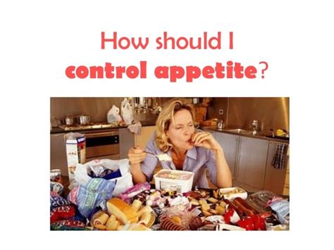 How To Control Your Appetite