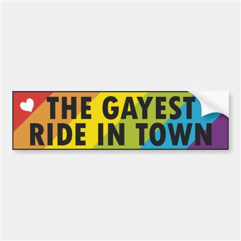 Gay Bumper Stickers And Car Stickers Zazzle Ca