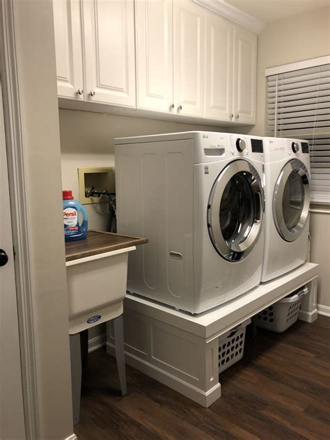 Custom Washer And Dryer Pedestal In 2021 Washer And Dryer Pedestal