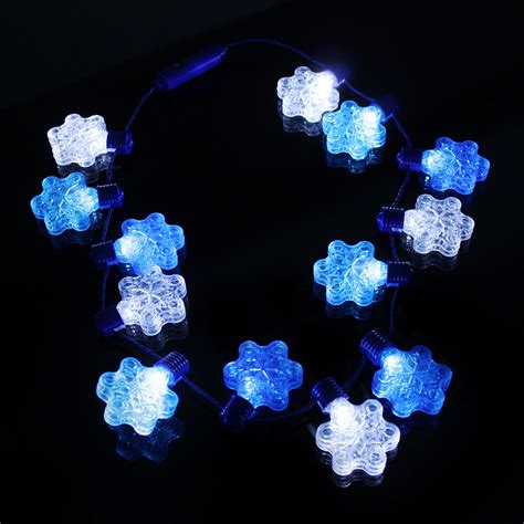 Light Up Snowflake Necklace