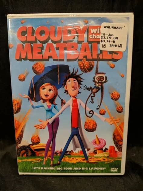 CLOUDY WITH A Chance Of Meatballs Single Disc Edition DVD Bruce