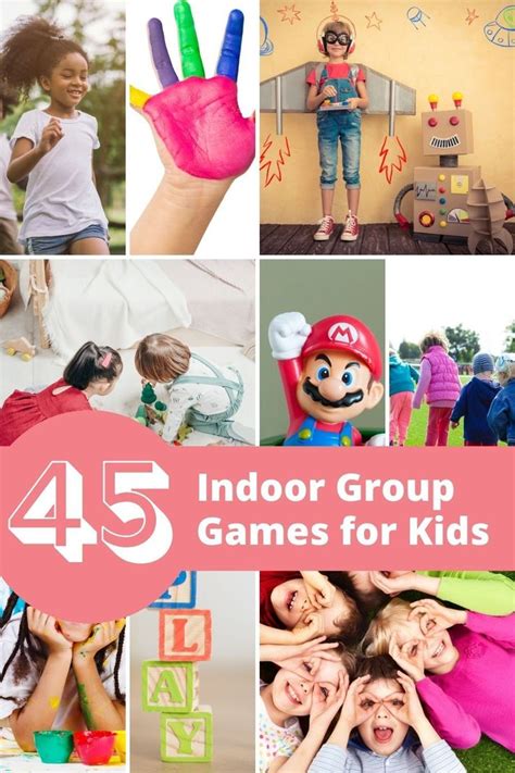 45 Fun Kids Games Indoors Group Games For Kids Outdoor Games For