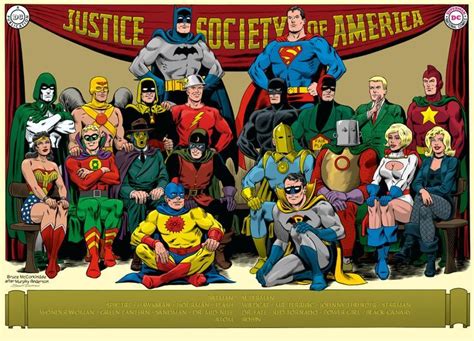 The Justice Society Of America By Anderson And Mccorkindale Justice Society Of America Comic