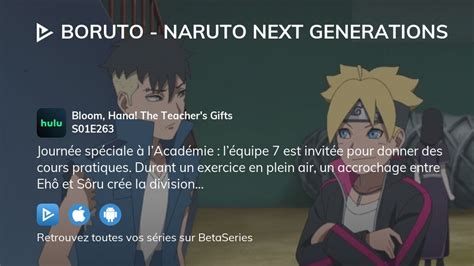 Regarder Boruto Naruto Next Generations Saison 1 épisode 263 En