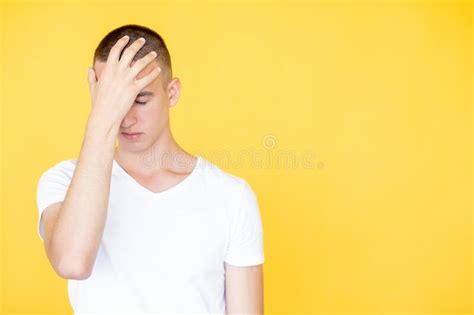 Facepalm Desperate Frustrated Man Feeling Regret Stock Image Image Of
