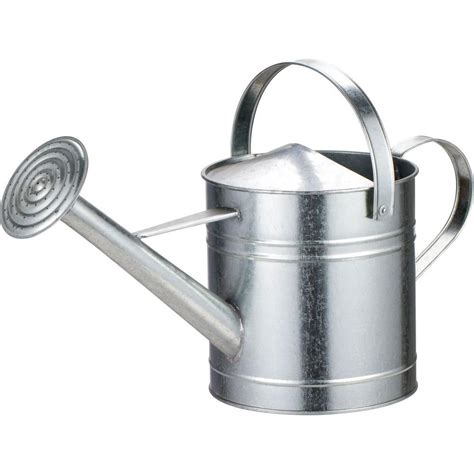 Arcadia Garden Products 2 Gal Chrome Watering Can Wc09 The Home Depot