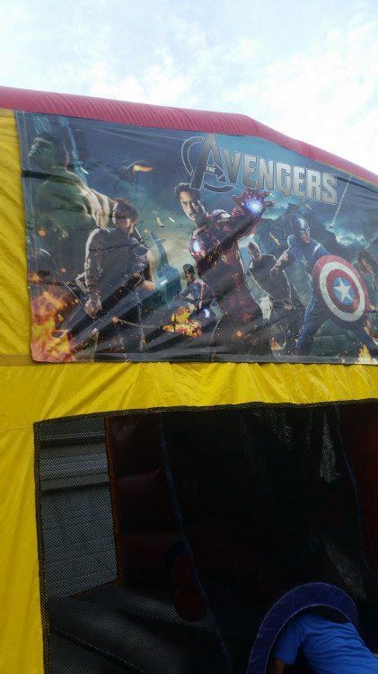 Avengers Bounce House Event Rentals By Funtime Services Naperville Aurora Il