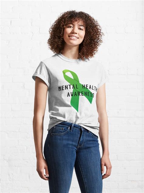 Mental Health Awareness Ribbon T Shirt By Ngwoosh Redbubble