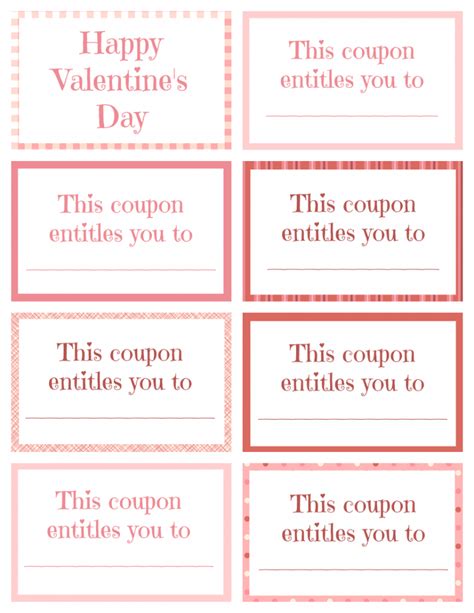 free printable valentines coupons for him printable templates