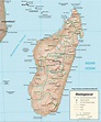 Grande carte Madagascar sur Carte du monde