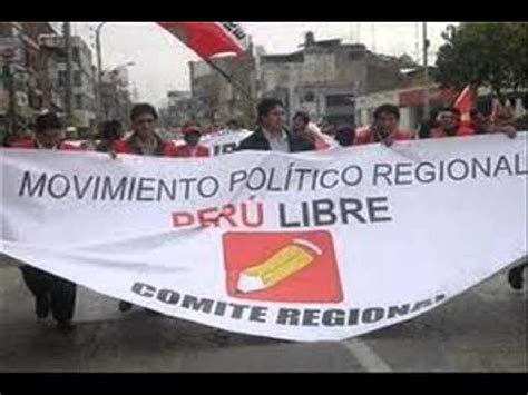 El candidato del partido perú libre agradeció a las cientos de personas que han permanecido a las afueras de su local partidario en tacabamba y llamó a la más amplia cultura del pueblo peruano. PARTIDO POLITICO PERU LIBRE - YouTube