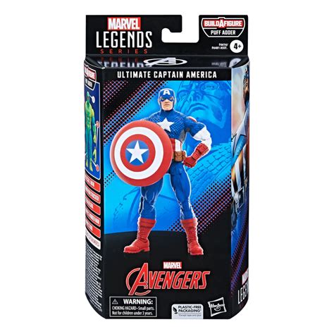 Marvel Legends Series Ultimate Captain America Figure Tcs Rockets