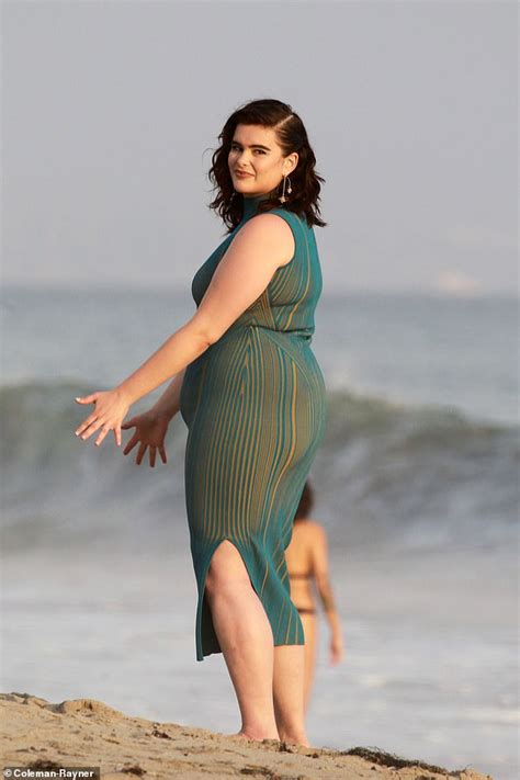 Euphoria Star Barbie Ferreira Beams With Joy As She Poses By The Surf