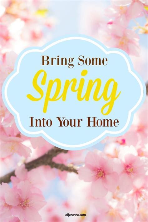 Bring Some Spring Into Your Home Wifesense Spring House Colors