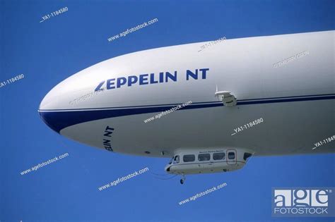 Airship Dirigible Zeppelin Nt Friedrichshafen Baden W Rttemberg Germany Stock Photo Picture