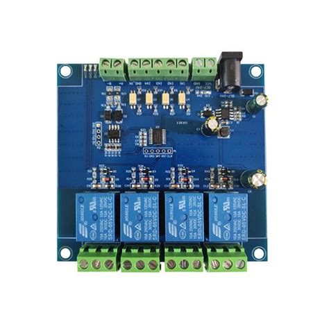 4 Ch Modbus Rtu Relay Switch Module Signal Input Output Rs485 Ttl