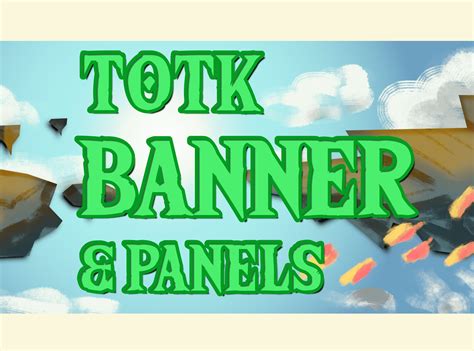 Tears Of The Kingdom Banner And Panel Pack Totk Banner Etsy