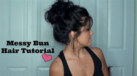 The Perfect Messy Bun Hair Tutorial Youtube