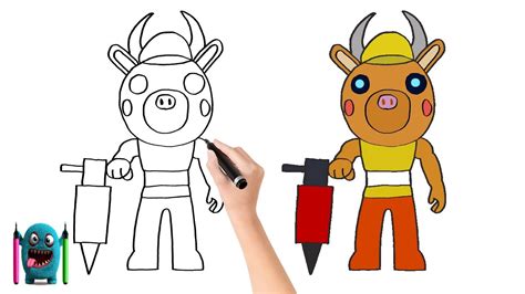 Billy Çizimi How to Draw Roblox Piggy Billy YouTube