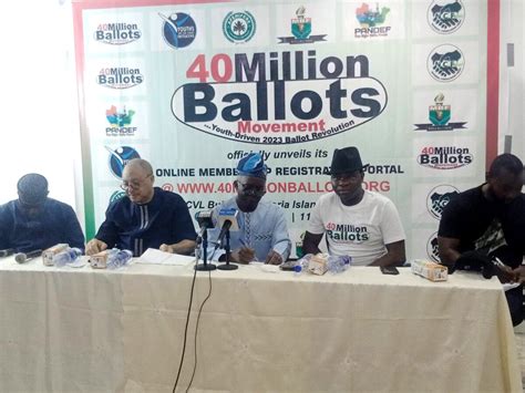2023 Falana Utomi Banire Others Unveil 40 Million Ballot Movement
