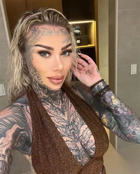 Britain S Most Tattooed Woman Shows Off K Ink Collection In Sexy Lingerie Set Daily Star