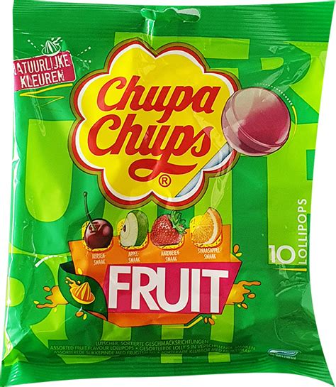 Chupa Chups Fruit Lollipops 10pcs 120g Supermarketcy