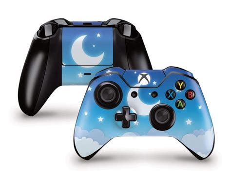 Blue Lunar Sky Xbox One Controller Skin Stickybunny