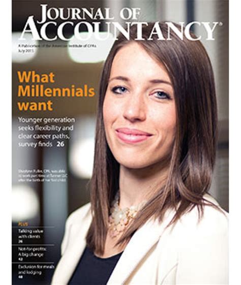American Institute Of Cpas Journal Of Accountancy Magazine July 2015