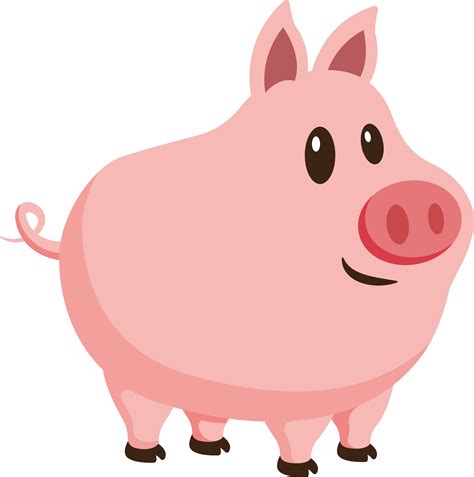 Pink Pig Cliparts Cartoon Png Download Full Size Clipart