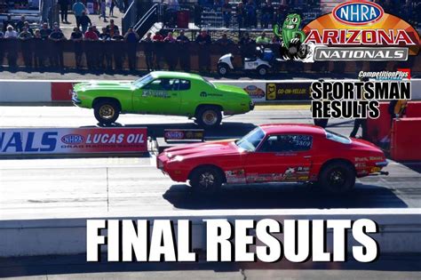 Sportsman Results From 2020 Nhra Arizona Nationals Competition Plus