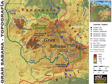 Venezuela Maps Hike