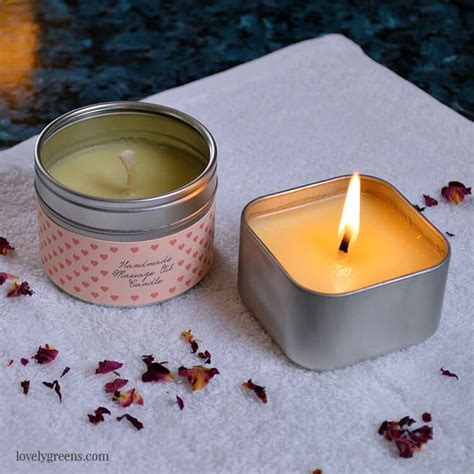 How To Make Massage Oil Candles Using All Natural Ingredients Great As Ts For Valentines Day