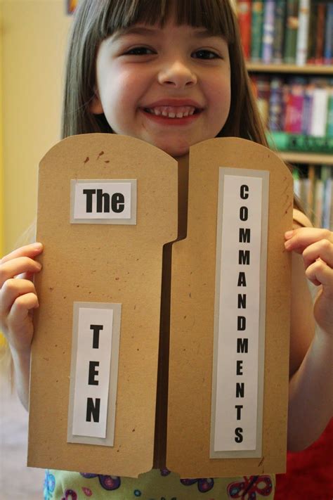 The Ten Commandments Sunday School Projects Bible School Crafts