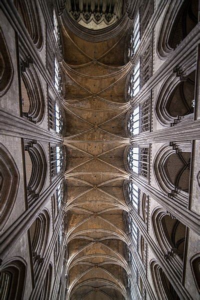 Rib Vaults Rouen Cathedral Illustration World History Encyclopedia