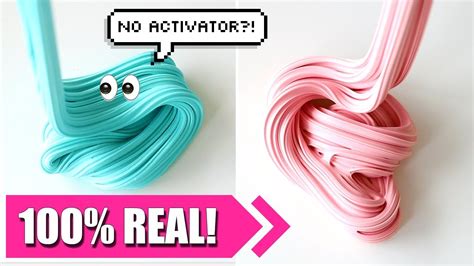 How To Make Slime Without Activator 2 Ingredients Only No Borax No