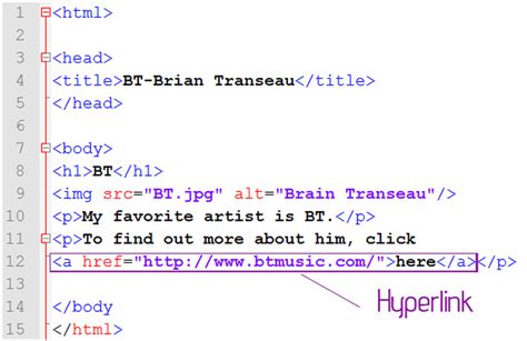 Lesson 10 Hyperlinks