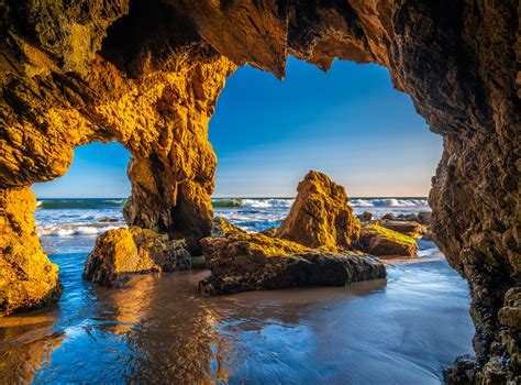 Malibu Beach Sea Cave El Matador State Beach Ocean Art Seascape Gfx100