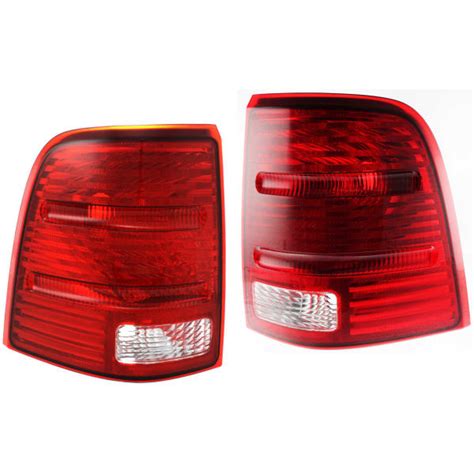 Replacement Driver And Passenger Side Tail Light Without Bulbs