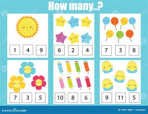 Math Numbers And Symbols Set Cute School Mathematics Elements For