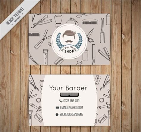 Barber Business Card Template 23 Free And Premium Download