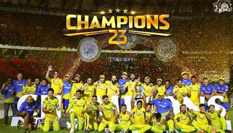 Csk Vs Gt Ipl 2023 Final Jadeja Finishes It Off With A Boundary And