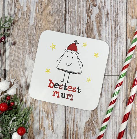 bestest mum funny christmas card by parsy card co