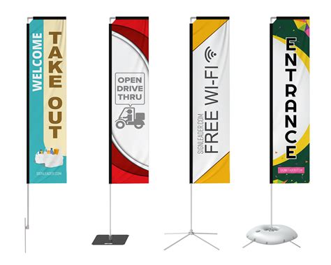 Custom Feather Flags Signleader Advertising Flags Banner Signleader