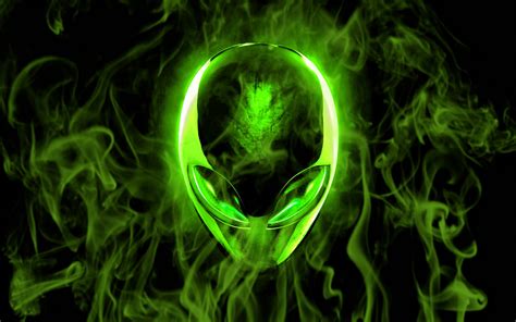 Alienware Wallpapers Green Black Art Two