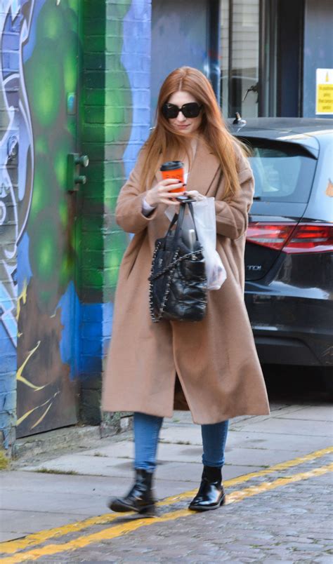 Nicola Roberts In Long Coat And Jeans 05 Gotceleb