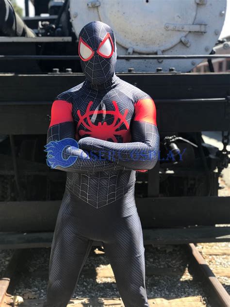 2018 Miles Morales Spider Man Cosplay Costume